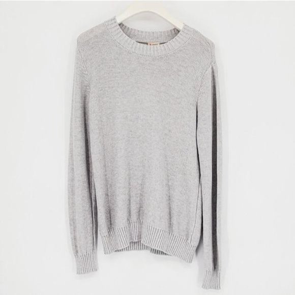 Daniel Cremieux Sweaters - Cremieux Valentina Storm Grey Knit Long Sleeve Crew Neck Sweater Top Large NWT